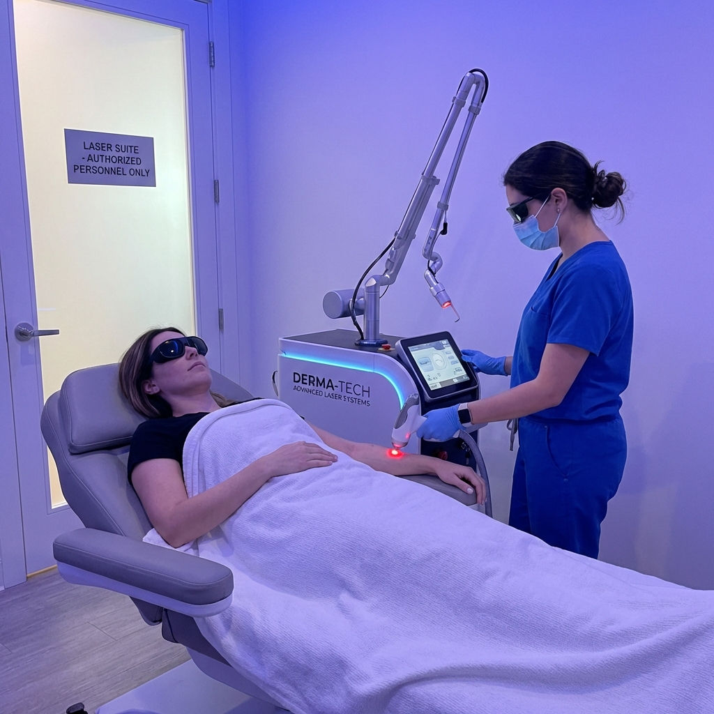 Laser skin treatment at TMCC